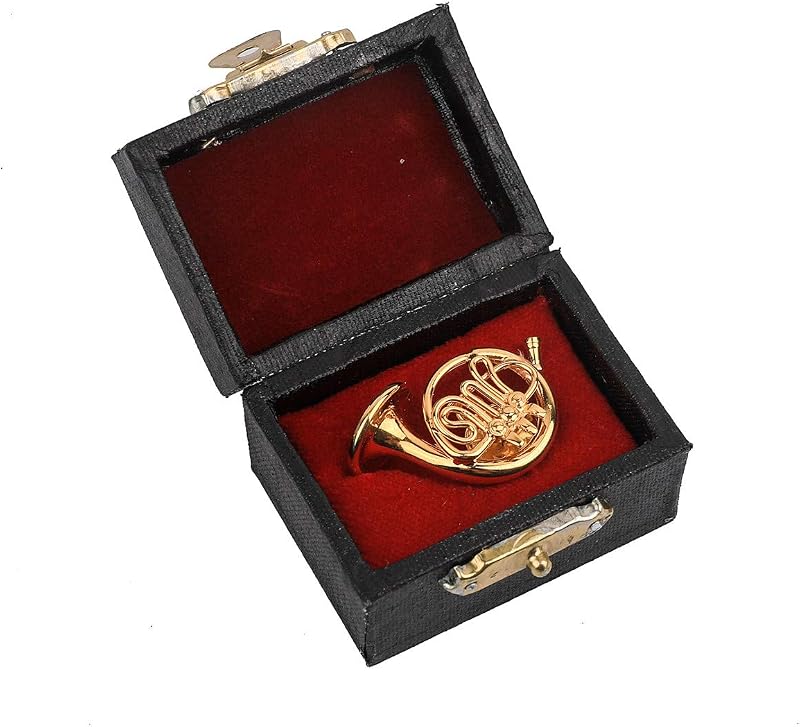 Miniatura de instrumento musical Pin de solapa Mini modelo de broche de instrumento musical | Mini broche de instrumento musical con estuche Réplica de instrumento musical en miniatura Pin de solapa Regalos de cumpleaños para hombres y mujeres