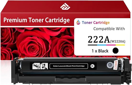 222A Toner Cartridge Compatible for HP 222A W2220A Black Toner Cartridges Work for HP LaserJet Pro 3288dw 3288dn MFP 3388sdw 3388fdw 3388fdn Printers