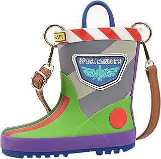Funny Toy Story Messenger Crossbody Bag,Buzz Lightyear Woody Boot Handle Satchel Purse,Cute Cosplay Shoulder Bag for Women (Green)