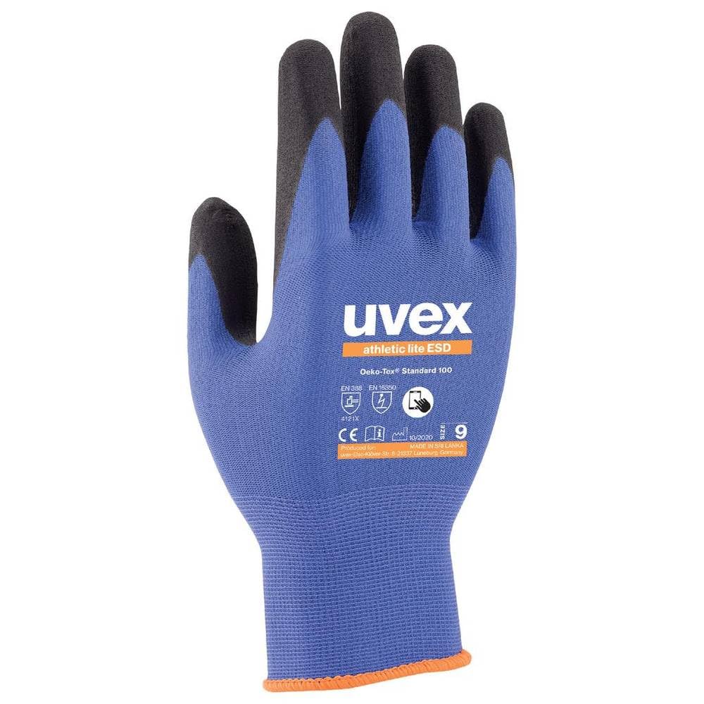 uvex Athletic Lite ESD 6003511 Guanto di Montaggio Dimensione (Guanti): 11 1 Paio