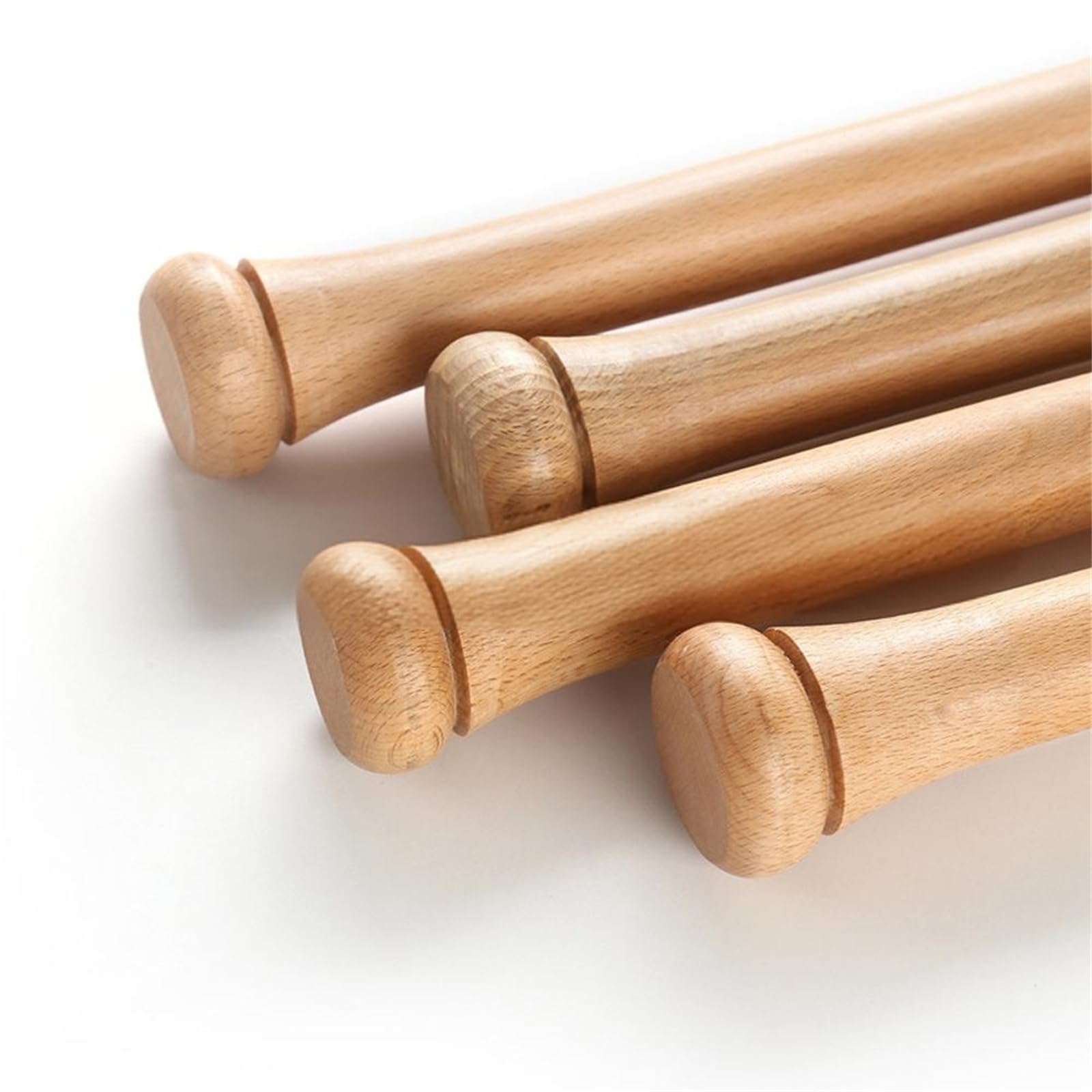 Piccola mazza da baseball, 45,7 cm, in legno grezzo, non verniciato, per pittura, progetti artigianali, sport, legno grezzo