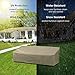 SunPatio Outdoor Sofa Cover, Waterproof Oversized Couch Cover with Seam Taped, Heavy Duty Sectional Sofa Couch Cover, Fade Resistant Patio Furniture Cover, 93.5