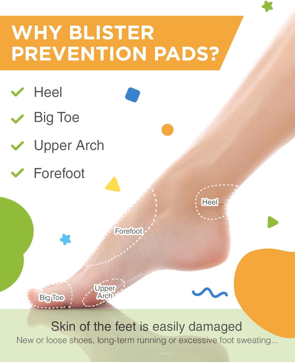 OK TAPE Blister Prevention Tape, 40 Pcs, Back-to-School Edition image 5
