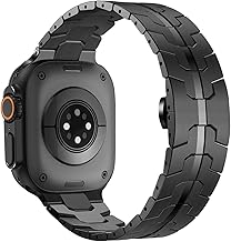 Metal Strap for Apple Watch Ultra 3/2/1 49mm, Stainless Steel Strap, Design Iron Man Man for iWatch Series 11 10 9 8 7 6 5 4 Ultra SE 3 2 1, 49mm/46mm/45mm/44mm/42mm(Series 3) /2/1)