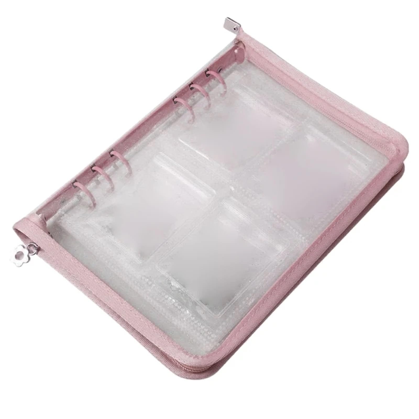 Jewelry Storage Solution With Individual Pockets Holder For Women For Rings Necklace(Color3)