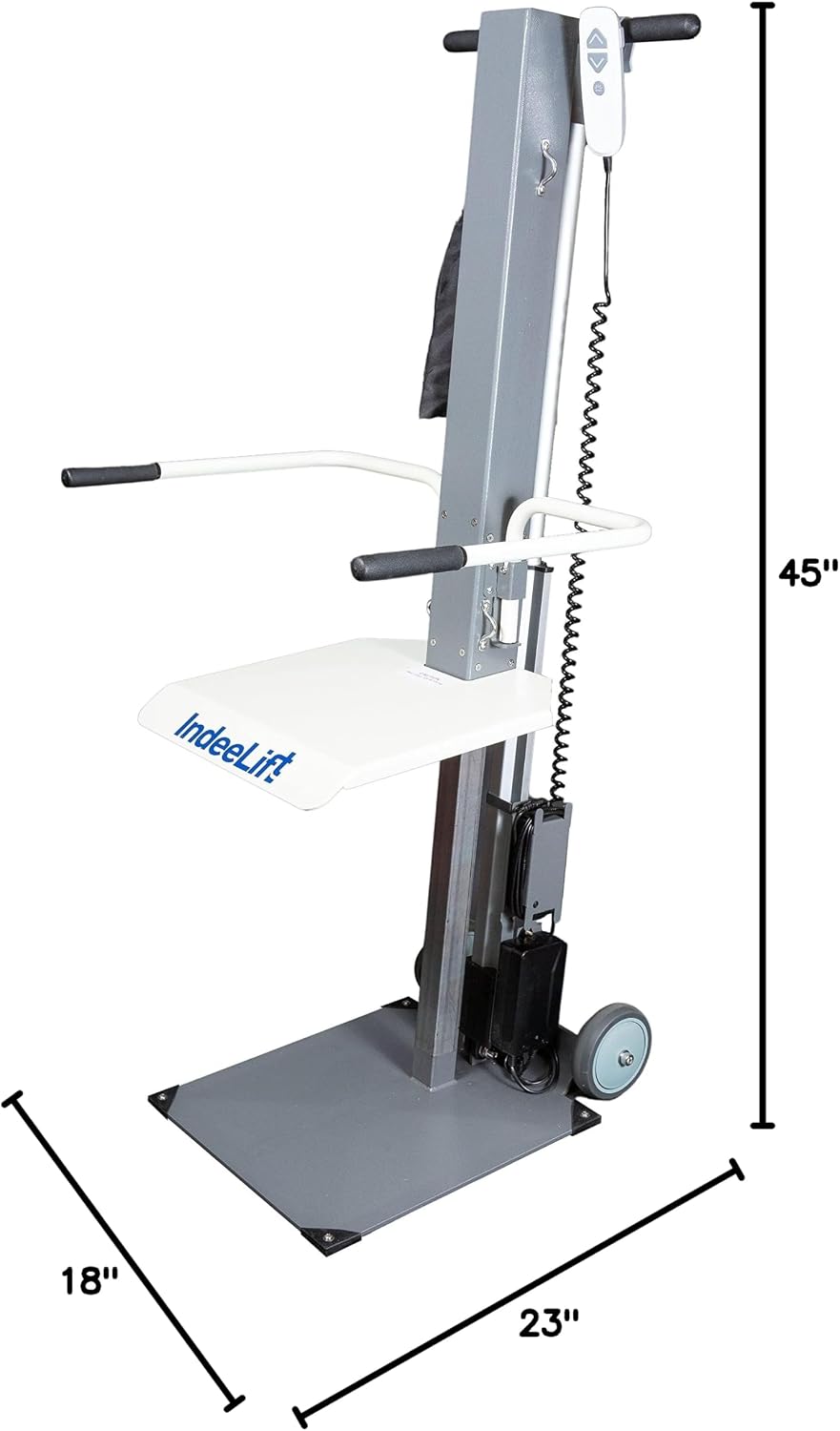 IndeeLift PPU with dimensions labeled