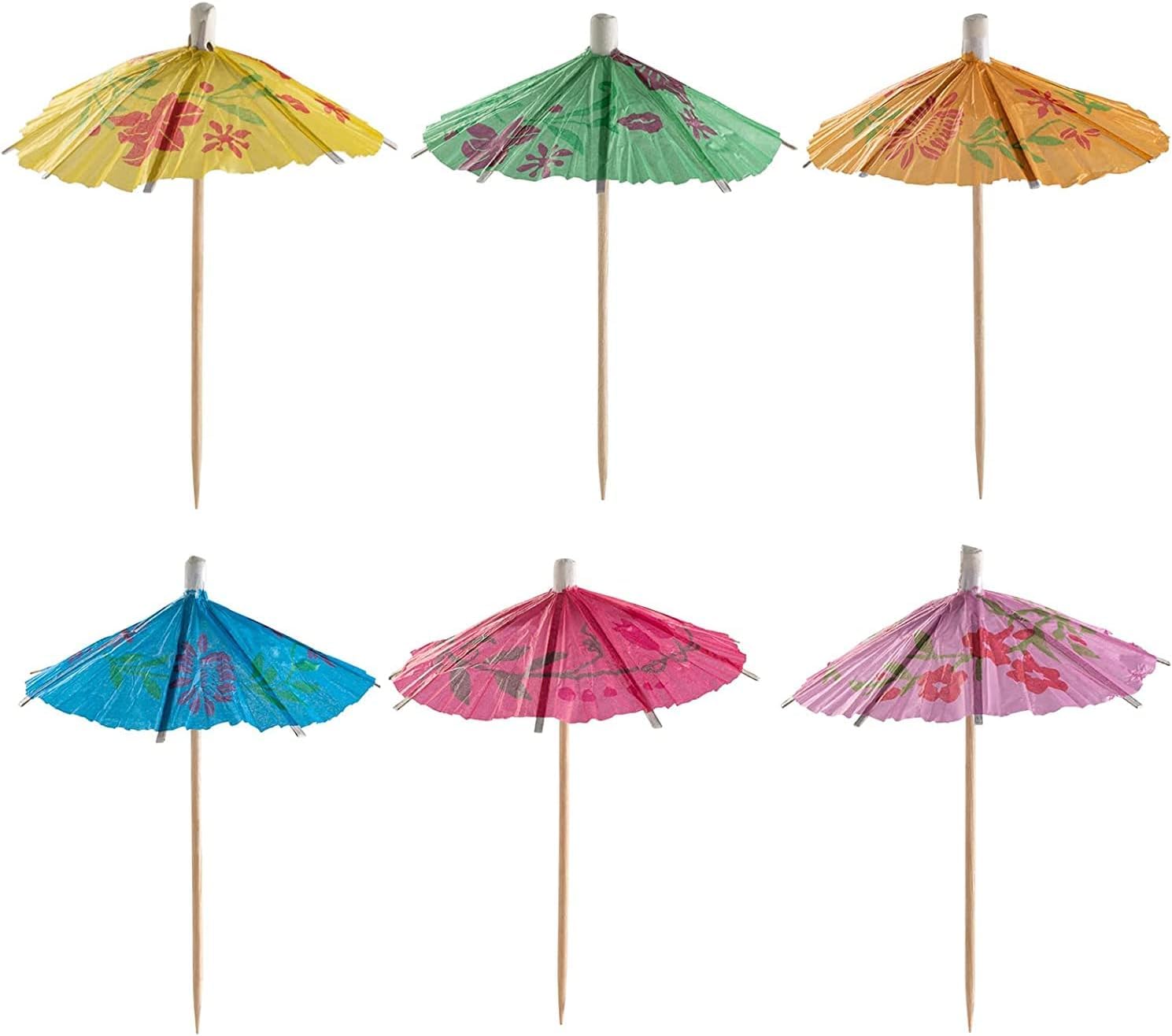 Mini Umbrellas for Cocktails - 50 Pack -5