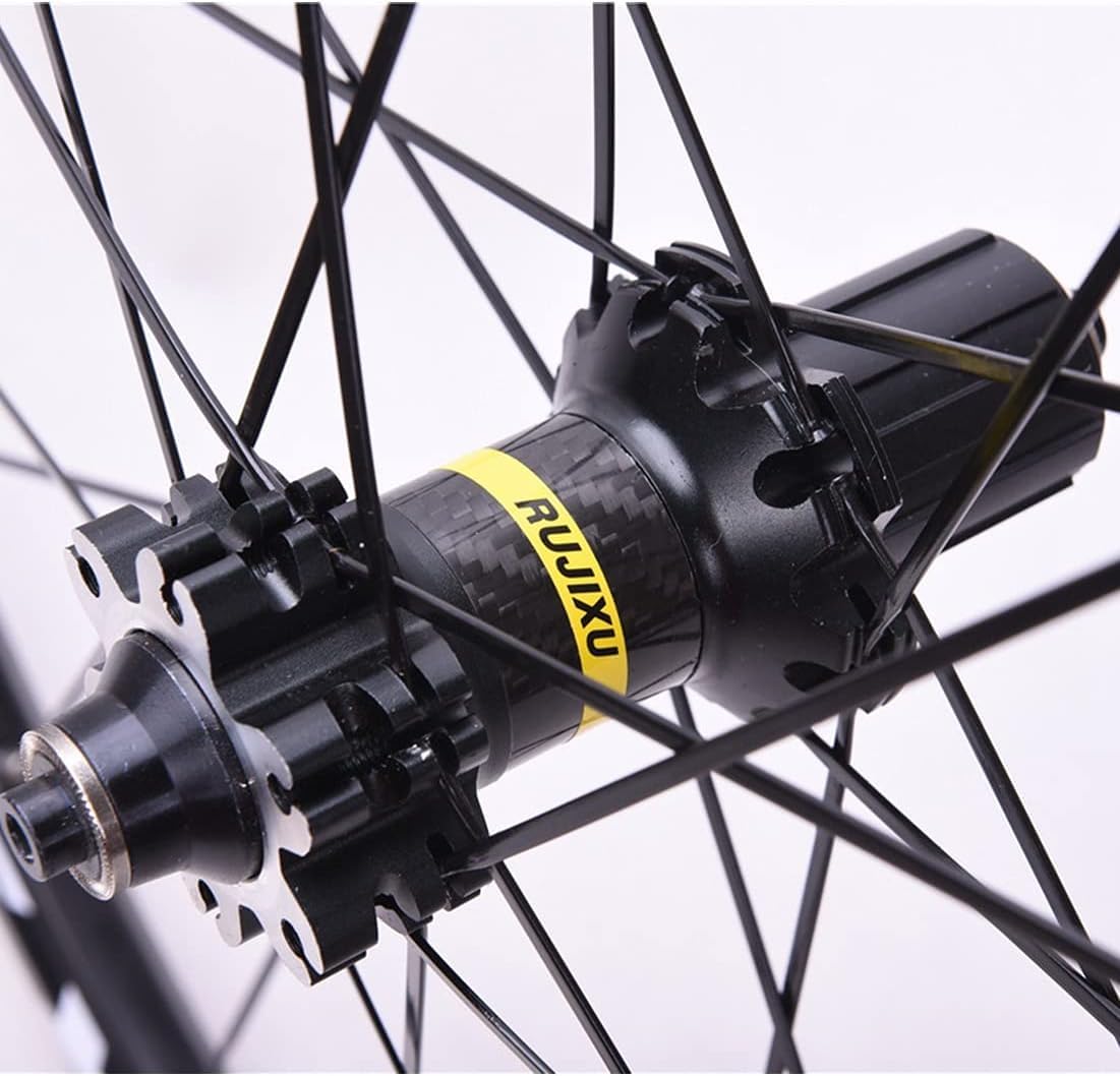 Para kół MTB 26/27,5/29 cala, dwuwarstwowe felgi aluminiowe, łożyska wodoodporne, kaseta QR 8-11 biegów, piasta węglowa, hamulce tarczowe