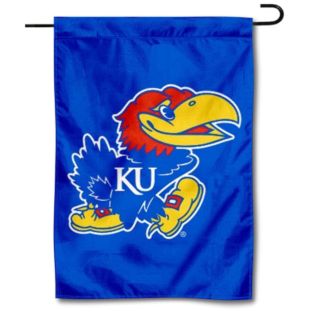 College Flags & Banners Co. Kansas KU Jayhawks Garden Flag