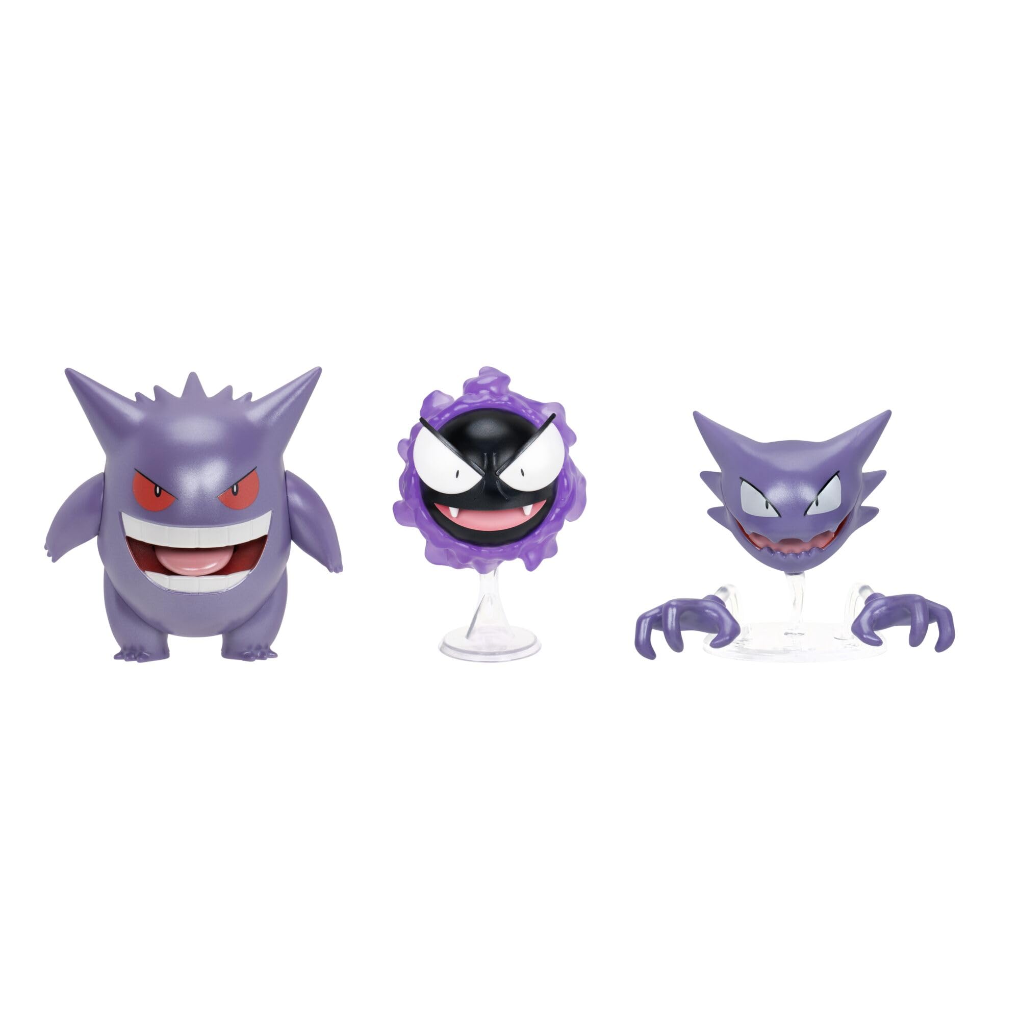 Pokémon Select Evolution Pack - Gastly, Haunter and Gengar Battle Figures — image 1