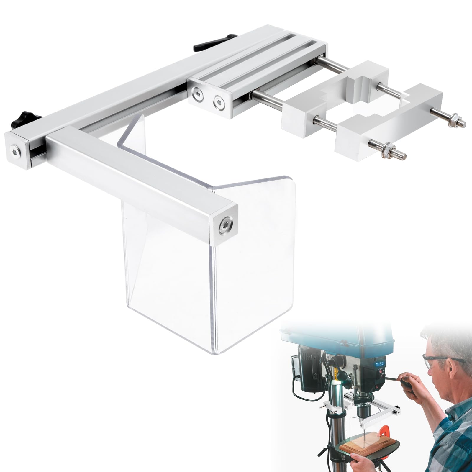 Drill Press Guard Fit Column Diameters of 2-4" Machines