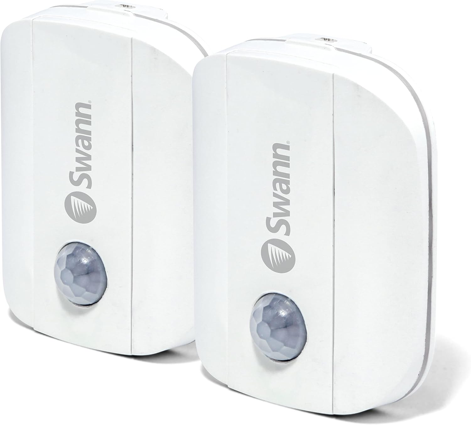 Swann Wireless Motion Alert Sensor Unit 2 Pack Easy Installation Both Indoors & Outdoors with Weatherproof Design, No Hub Required. Detect Movement Up to 50ft Away Within 110 Degree Range,White