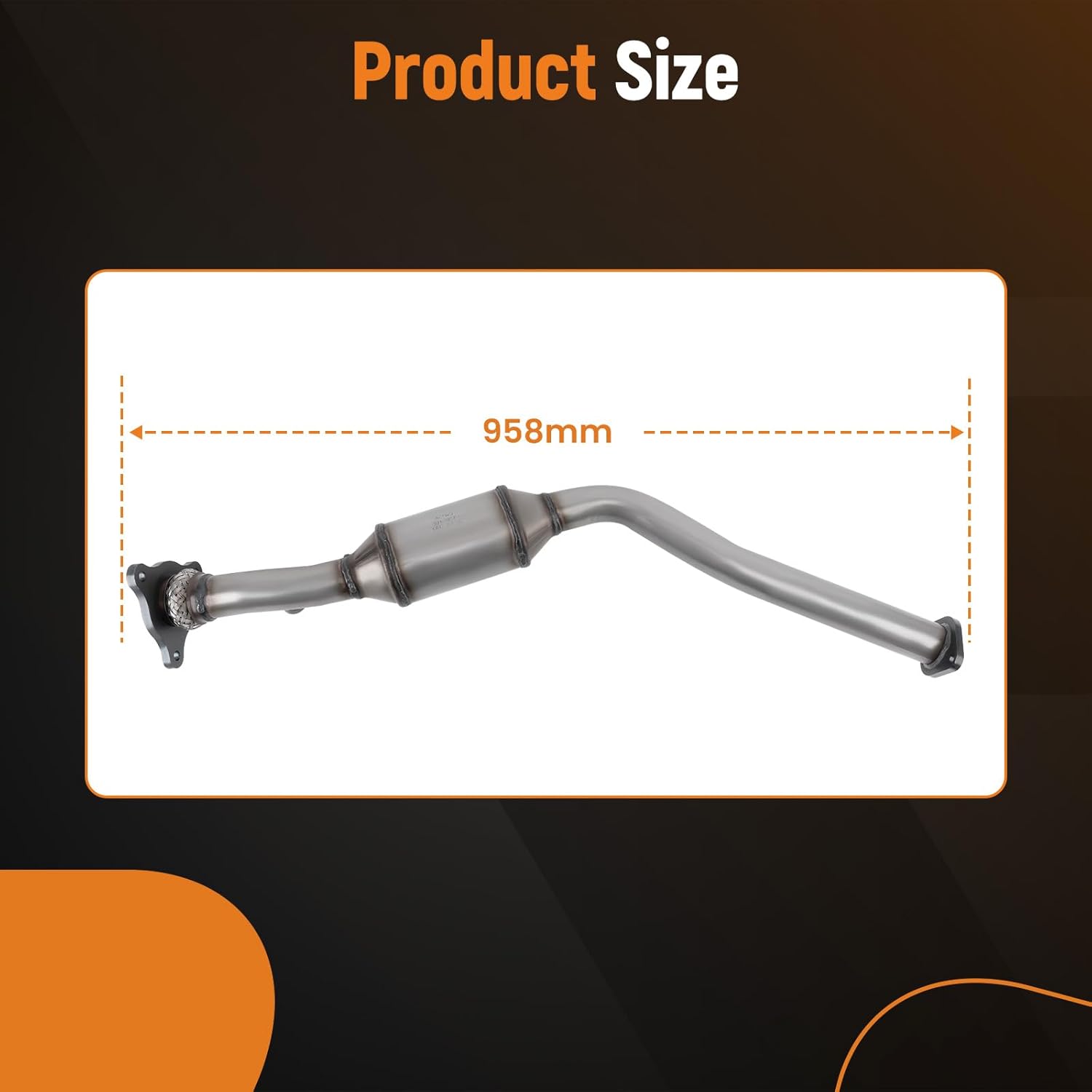 maXpeedingrods High Flow Catalytic Converter for Chevy Cobalt 2.2L 2005-2007 HHR 2006-2007, for Saturn I-on 2.2L 2005-2007, for Pontiac 2.2L G5 2007 Pursuit 2006 (EPA Compliant)