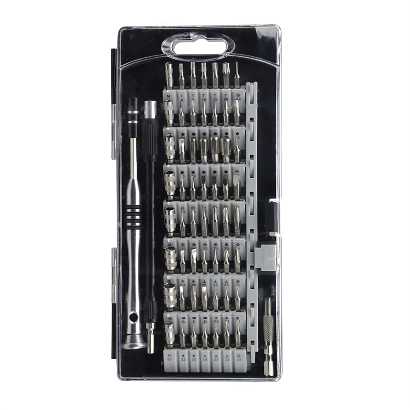 Pinza per crimpare Cacciavite Daily Uso Giornaliero Kit da cacciadrive 60/25 in 1 PRECISCIO Bits Magnetic Driver Smart Home Set Mini cacciavite for iPhone(Noir)