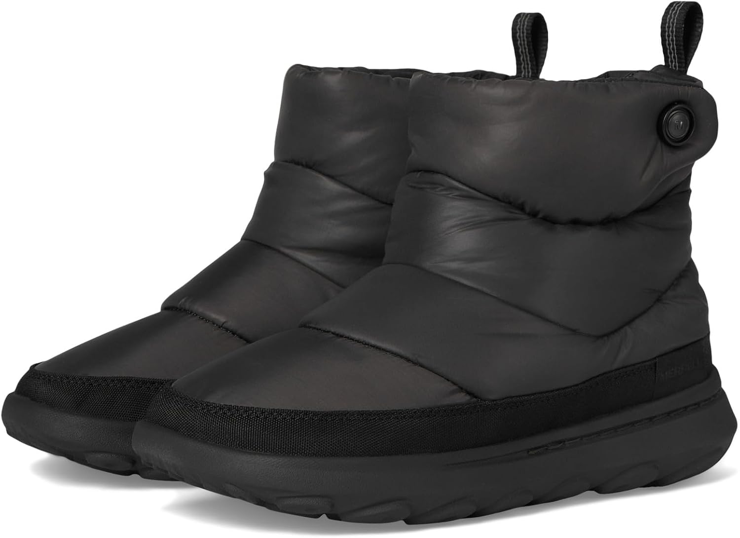 (size 6)Merrell Women's Hut Moc 2 Quilted Slipper 5 Black