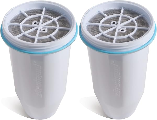 zeroliquid ZR-001, ZR-017, ZR-004 Replacement Water Filters for Pitchers and Dispensers, Advanced 6 Stage Filtration Sys