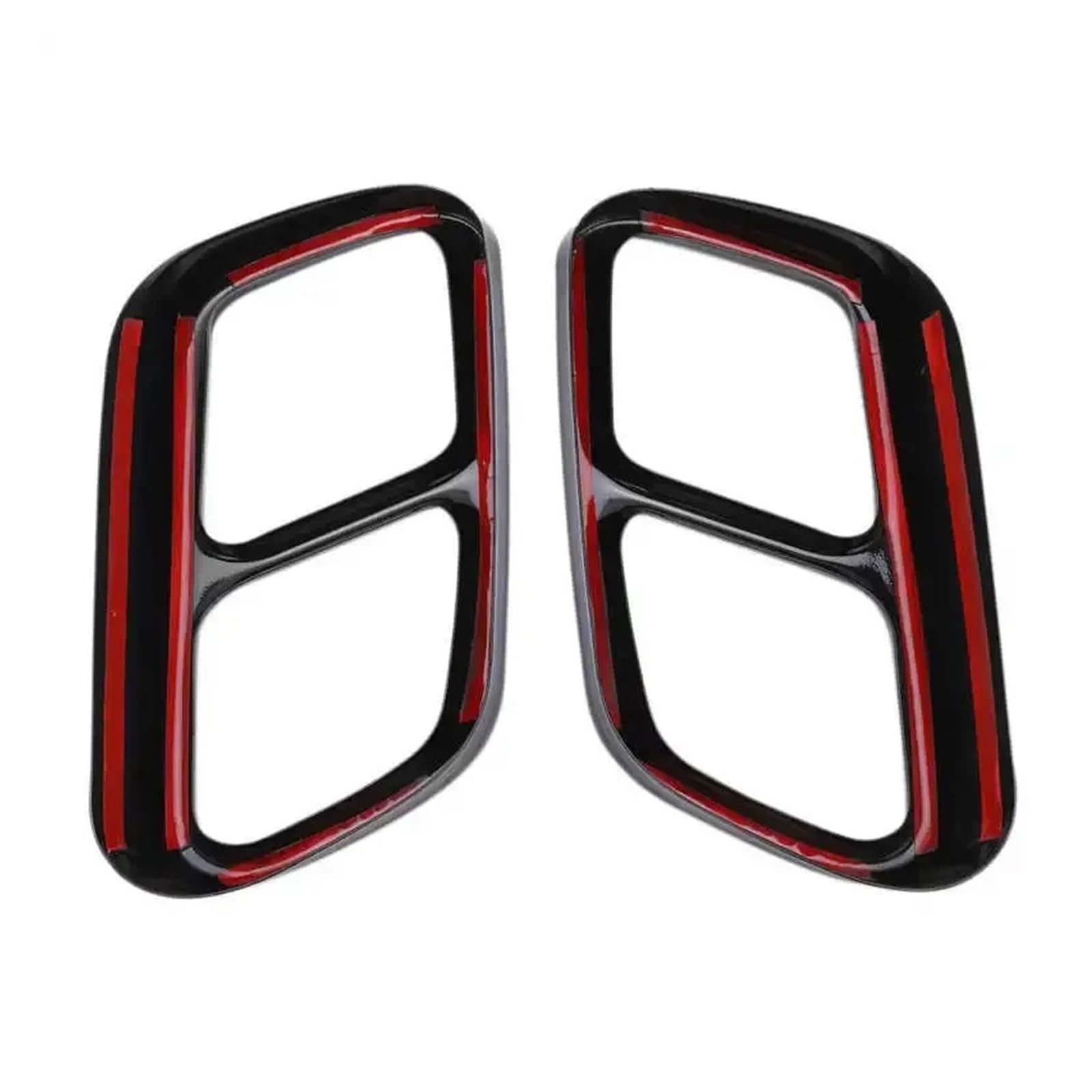 Cola Escape Tubo Silenciador Para Benz Para CLS W218 2012 2013 2014 2015 2016 2017 Embellecedor De Punta Escape Cuádruple Acero Inoxidable Para Coche(Glossy Black)