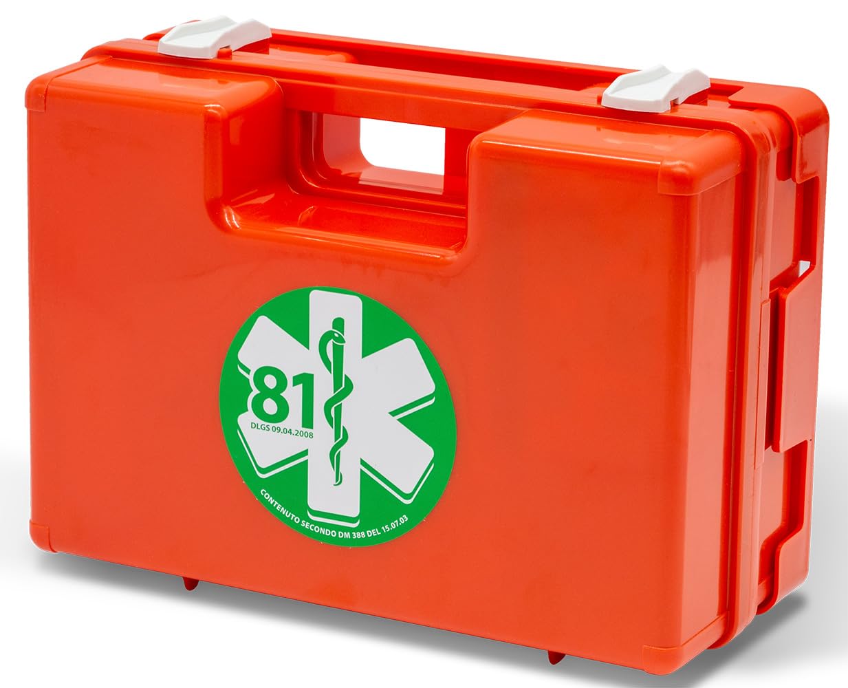 Valigetta di Pronto Soccorso attacco a parete ART. 3 DPP 25 ALTO ADIGE fino a due persone con divisori interni SAFARI 282x220x112 mm