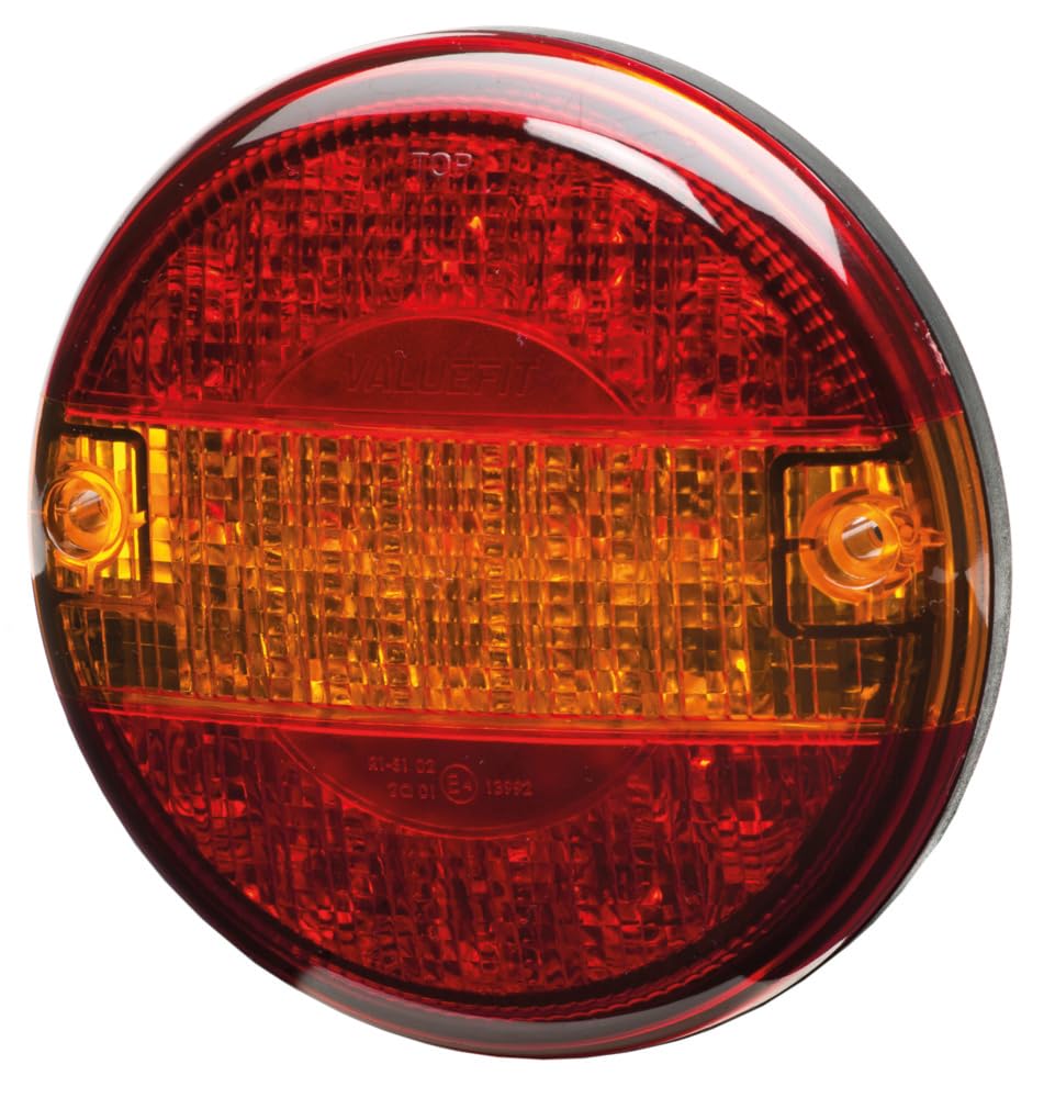 HELLA VALUEFIT 2SD 357 026-001 Rearlight - LED - 12/24V - mounting/Bolted - Lens Colour: Red/Yellow - Plug: Blade Terminal - left/right - Quantity: 1