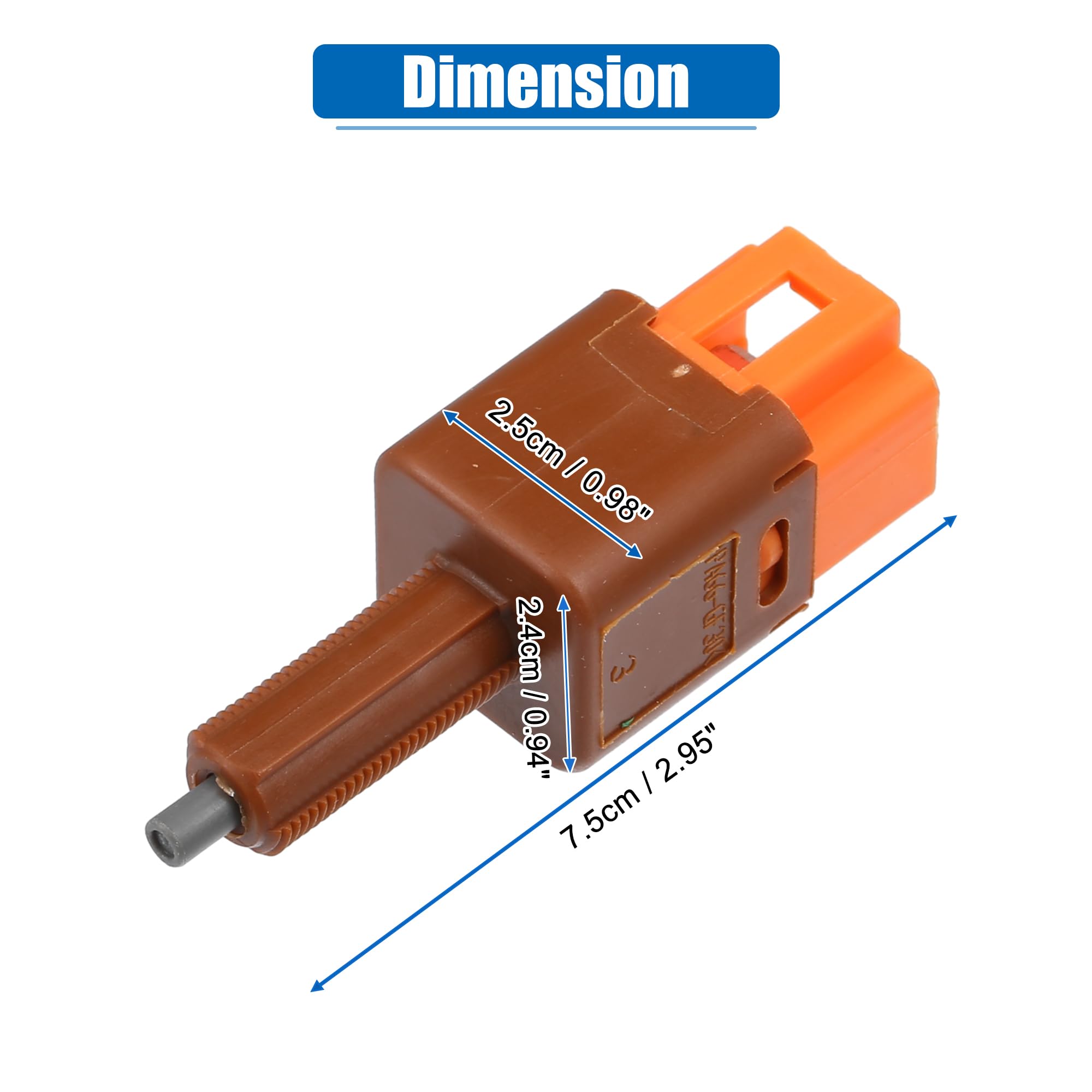 X AUTOHAUX Interruttore luce freno interruttore lampada stop per Nissan Qashqai 1.5 dCi 2010-2014 No.25320BR00A