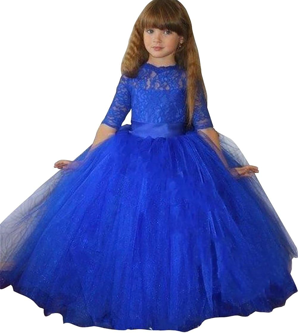 royal blue flower girl dresses amazon