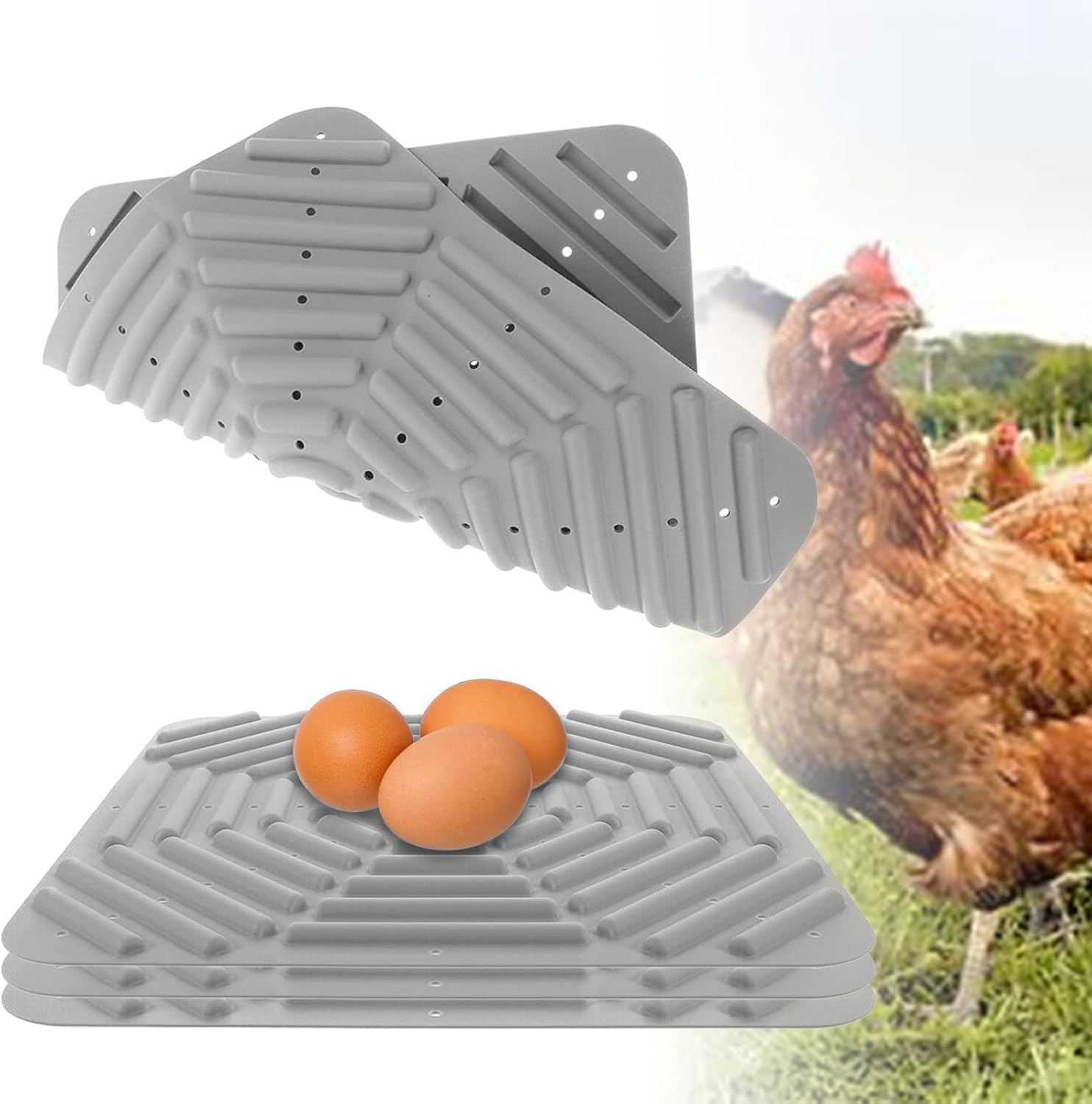 Nubudoz 4 Pack Chicken Nesting Pads Washable Nesting Pads