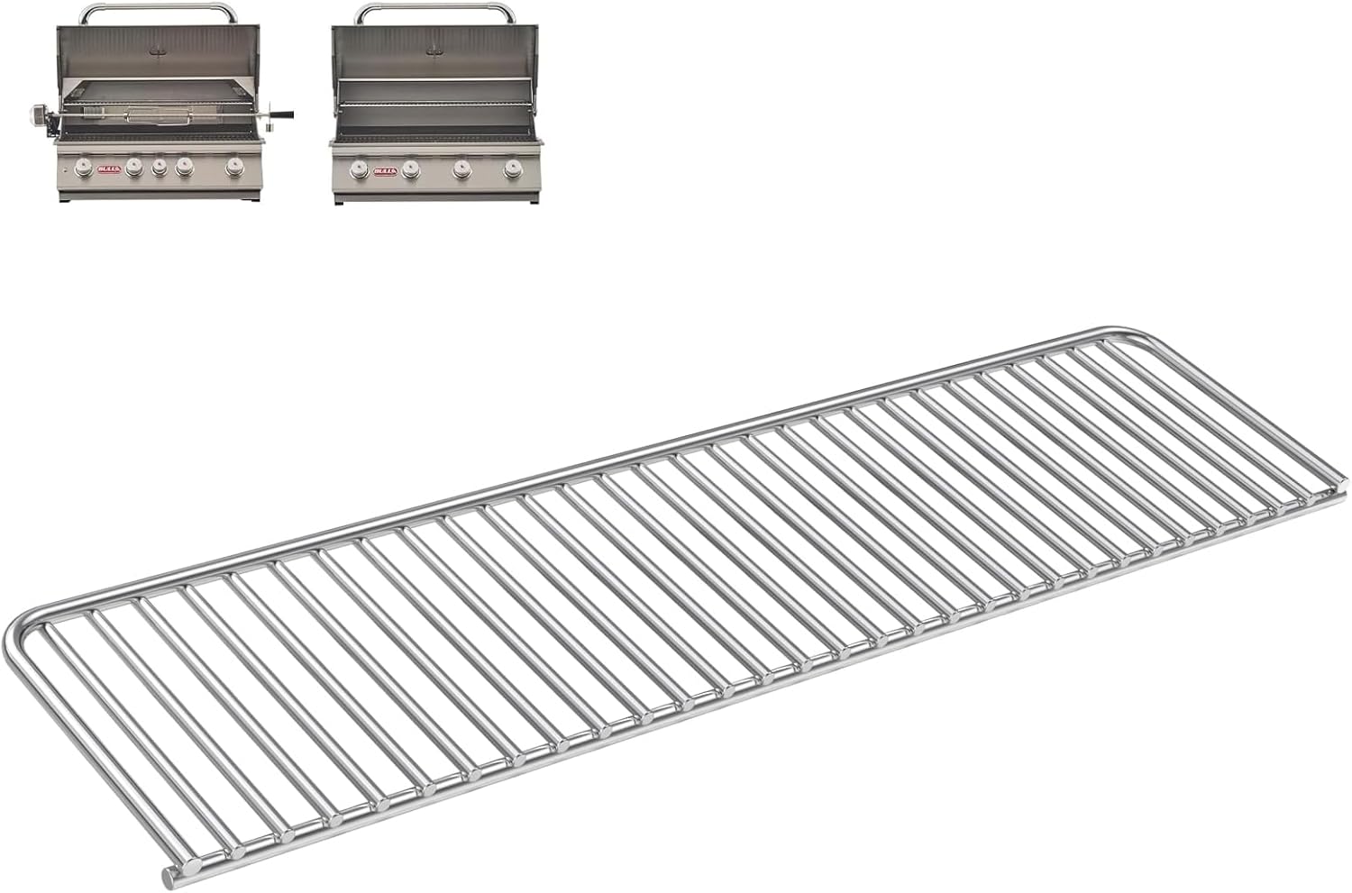 KEESHA Grill Warming Rack for Bull 30" Grills, Stainless Steel Warming Grate for Bull Angus Outlaw Lonestar Bison and Other 30" Grill, 47004 Warming Rack
