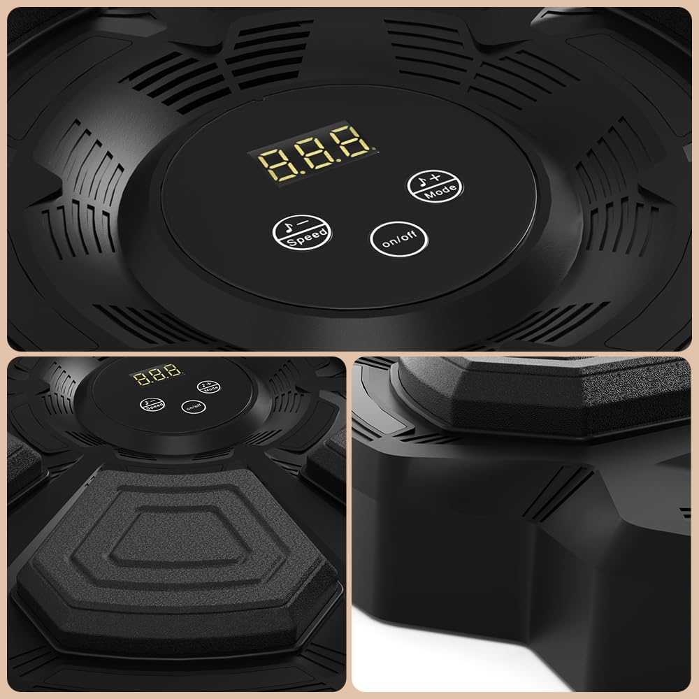 Topteng Bluetooth Music Boxing Machine mit 9 Geschwindigkeitsmodi und Zählmodus, Reaktionstraining, Boxmaschine mit Musik für Erwachsene Kinder, Boxen Musik für Wand, Wandmontiertes Reflex-Training