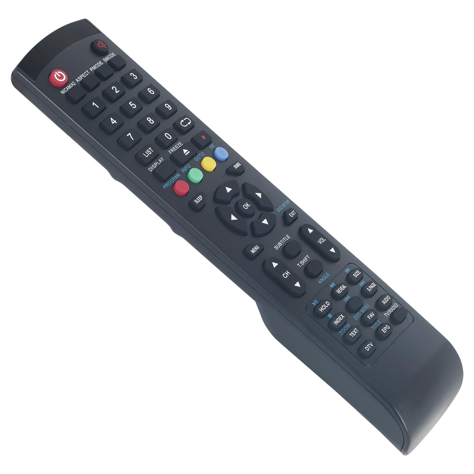 Telecomando Di Ricambio Universale A Infrarossi Per TV Dyon - Compatibile Con Enter 20/32/39/40/42/43/48 Pro, 32 Pro V2/X2/X, 42 PRO X2, 48 Pro X