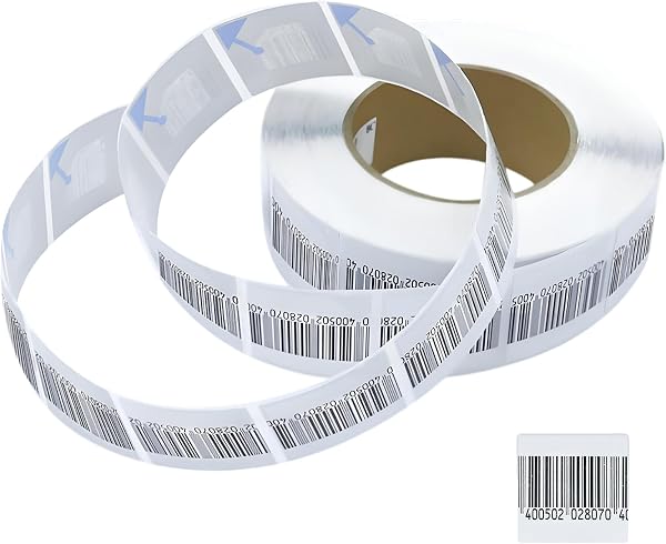 Etykieta zabezpieczająca przed kradzieżą do sprzedaży detalicznej, naklejka RF 8,2 MHz 40 × 40 mm kompatybilna z systemami RF EAS do butików i sklepów wielobranżowych (4000)