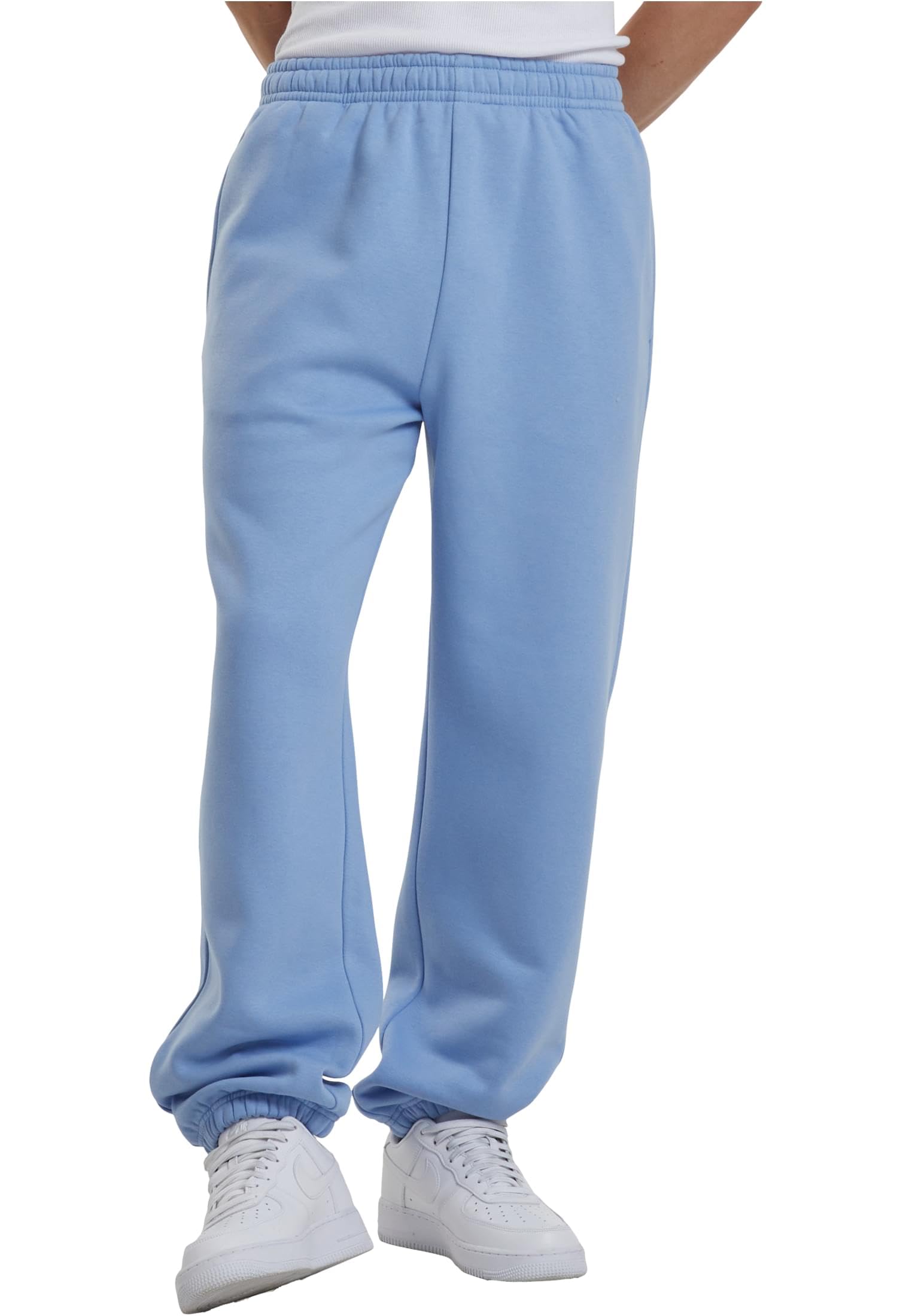 Urban Classics Pantalones de Gimnasia Hombre Pantalones de Deporte Negro Suelto — view 32