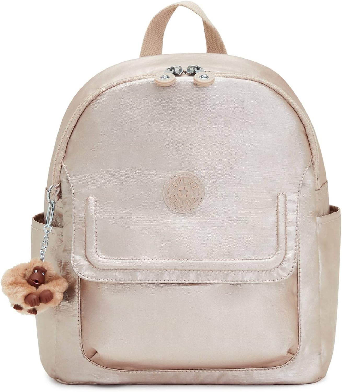 Kipling Matta Up Metallic Backpack Quartz Metallic Clothing, Shoes & Jewelry