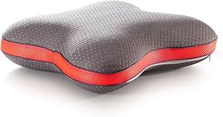 EVE Textile® Antischnarchkissen Orthopädisches Memory Foam Nackenkissen; Ergonomisches Viscoschaum Kopfkissen bei Nacken- & Rückenschmerzen 55x45x13 cm Oeko-Tex 100, Atmungsaktiv & Waschbarer Bezug