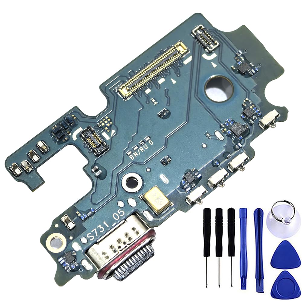 Galaxy S25 FE USB Charging Port Flex Cable Replacement SM-S731U Type C Charger Dock Board Flex Cable Connector for Samsung S25 FE Port Repair Part with Tools (Galaxy S25FE SM-S731U)