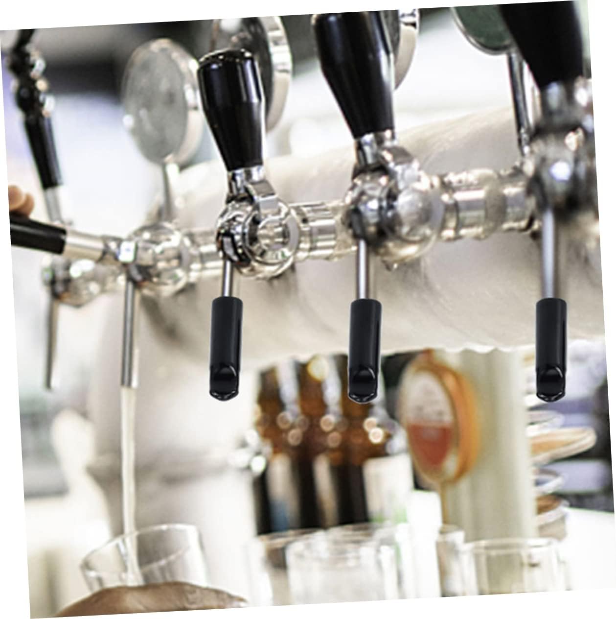 Luxshiny Beer Tap Caps 12 Pack Protective Covers for Beer Faucets Keg Lid Bar Equipment Easy Installation