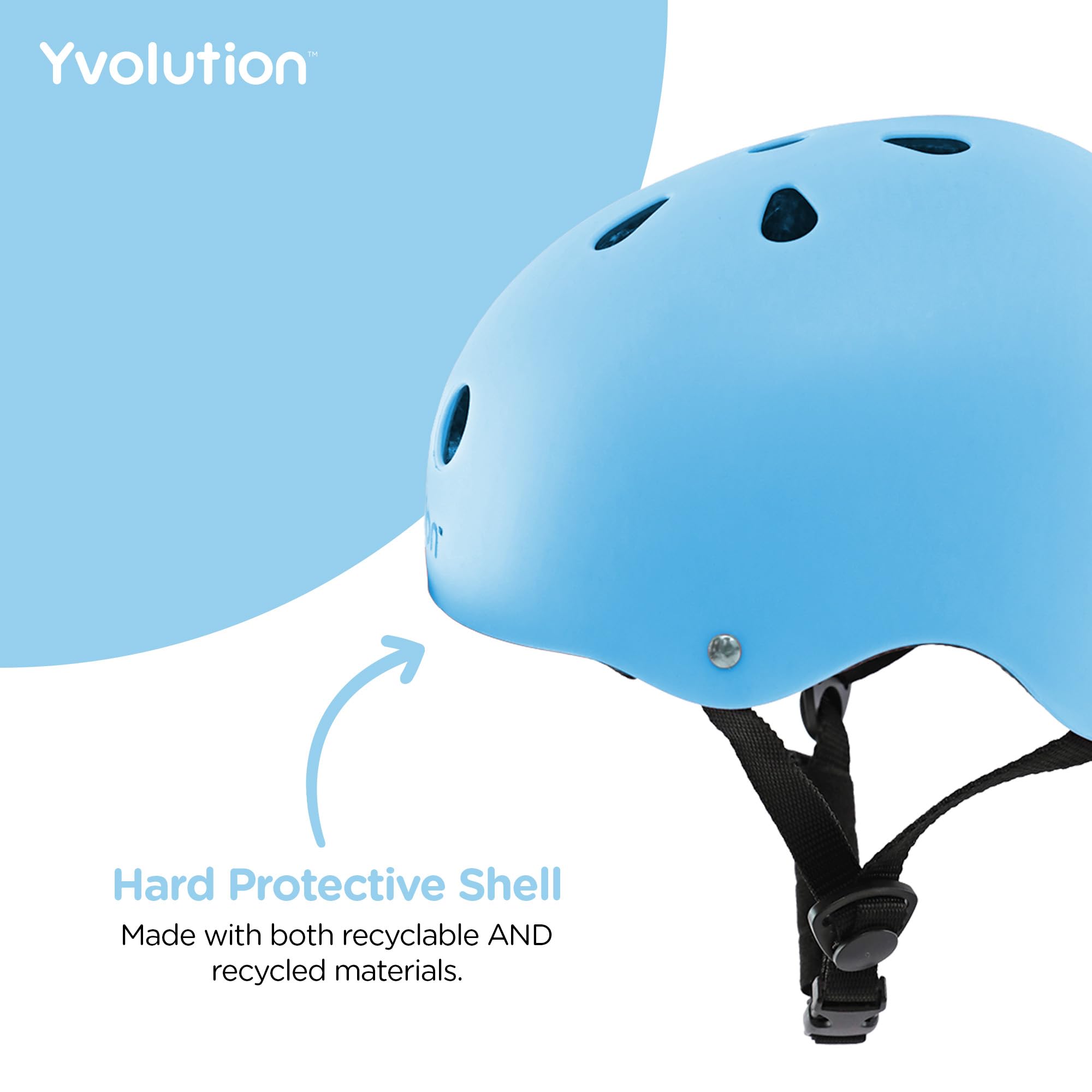 Yvolution Casco Pequeño para Niños y Niñas de 2 a 5 Años - Casco Infantil de Bicicleta y Patinadora…