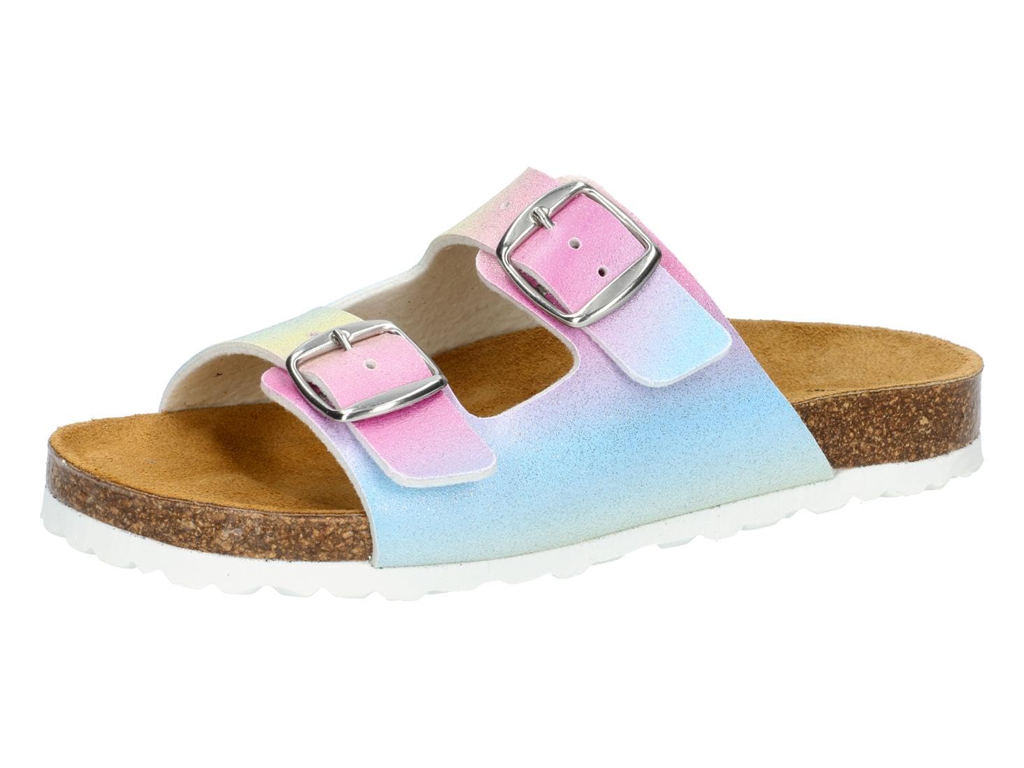 Lico Unisex Kid's Bioline Shadow Mules, Turquoise Pink, 26 EU