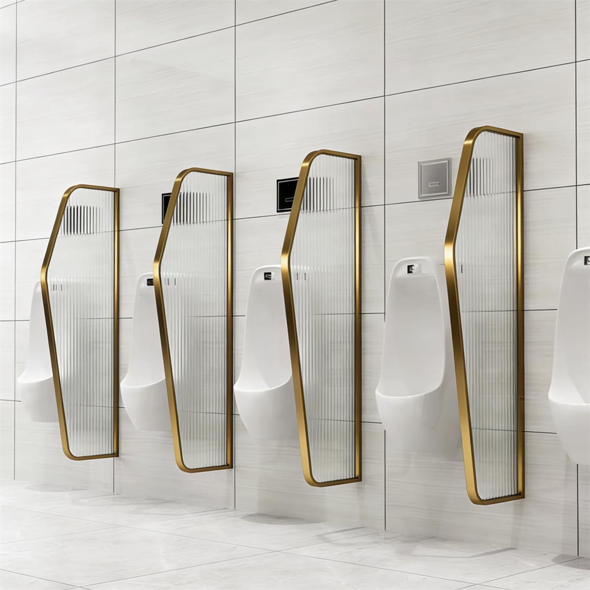 WSNCXFW Urinal Screen Toilet Partition, Wall-Mounted Urinal Screen Toilet Privacy Divider,Men's Urinal Partition,for Schools/kindergartens/Public Places,C,1PCS