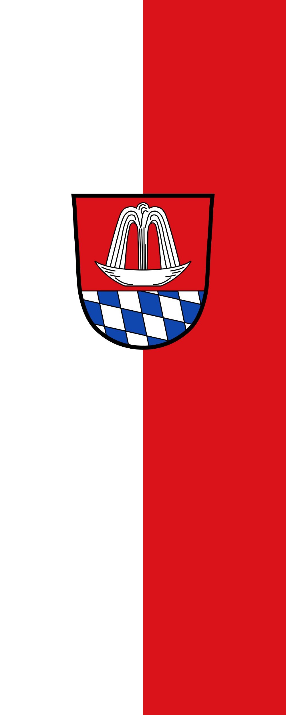 Ausleger-Flagge: Bad Heilbrunn | 300x120cm