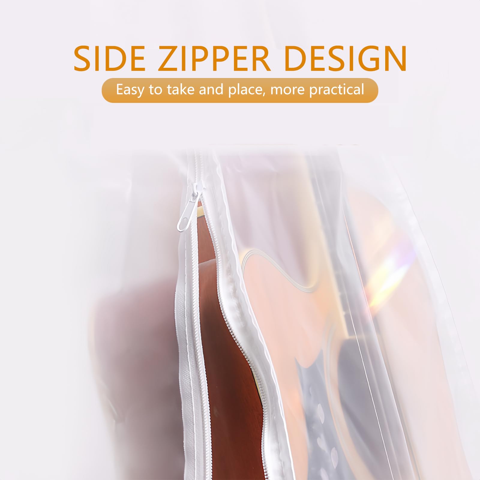 Musiin Guitar Cover Transparent Frosted Dust Cover for Acoustic Guitar - Elegant Protection for Your Musical Masterpiece - Image 4
