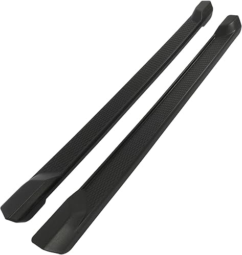 ECCPP Estribos aptos para Jeep Wrangler Sport Utility de 4 puertas, barras Nerf Sliders de plástico para Jeep Wrangler 2018-2023