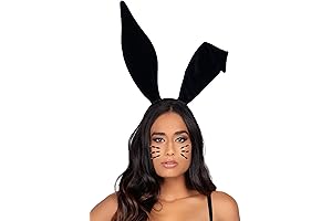 Leg Avenue Bendable Velvet Bunny Ears Costume Headwear