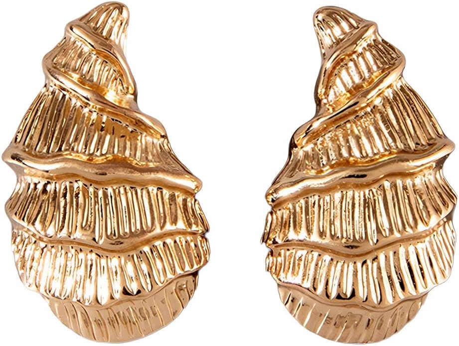 ASTRUE Elegant Gold Hoop Earrings for Women - Hypoallergenic Lightweight Geometric Jewelry for Daily Wear & Special Occasions