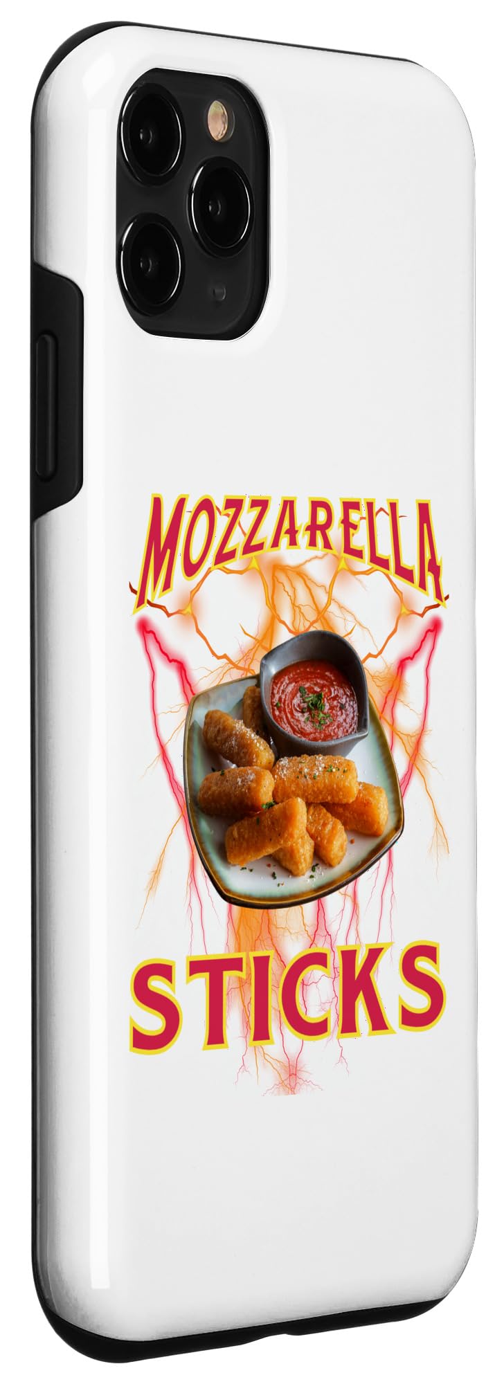 iPhone 11 Pro Mozzarella Sticks Bootleg Rap, Heavy Metal Mozzarella Sticks Case - Image 3