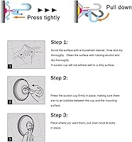 Vista 5 de Perchas de corona para puerta o ventana de cristal, paquete de 2 ganchos fuertes con ventosa, oro antiguo
