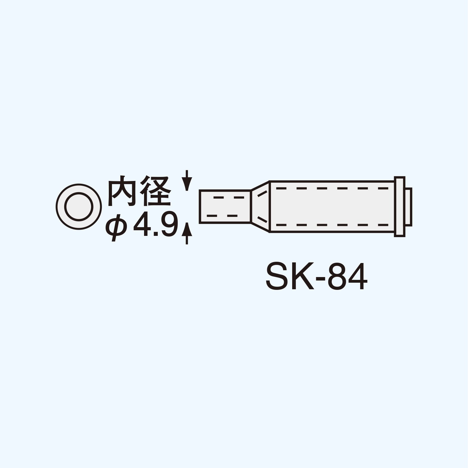 ENGINEER Hot Blow Tip SK-84 for Engineers SK-70 Series