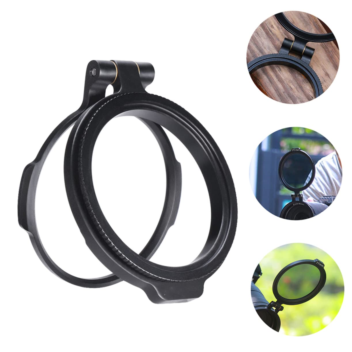 Mipcase DSLR Camera Accessories 49mm Filter Quick Release Bracket Metal Filter Holder Step up Ring Photography Lens Bracket