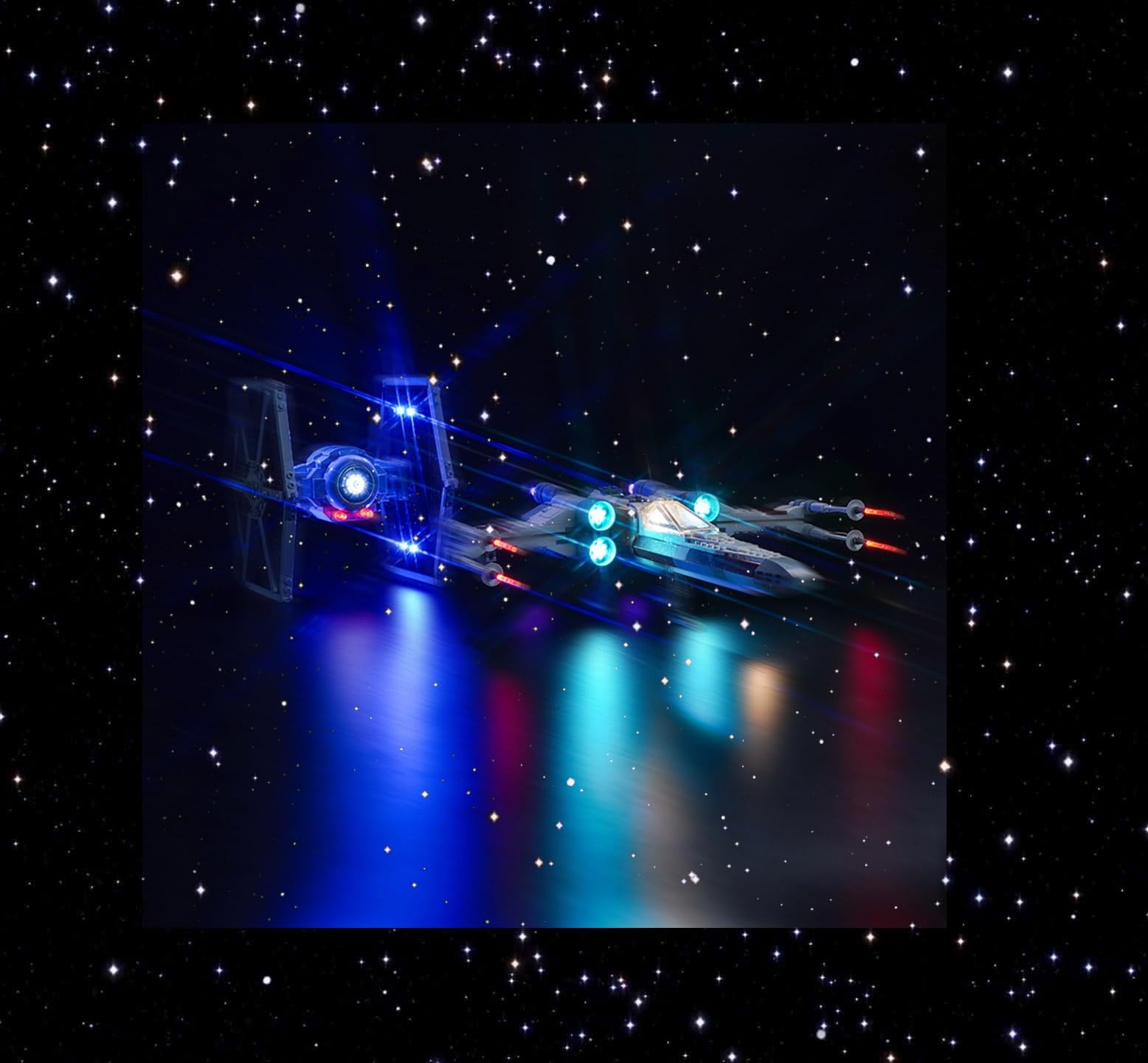 Amazon.co.jp: TIE Fighter & X-Wing Mash up 75393 用ブリック