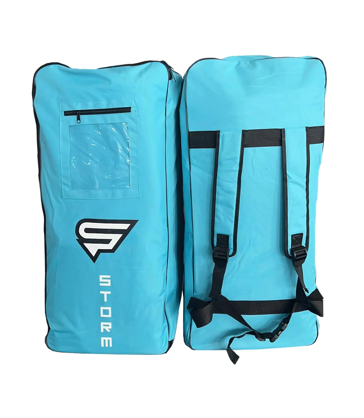 Storm Freeride Sup Stand Up Paddle Board 180 KM aufblasbar mit kompletes Zubehör - 320 x 81 x 15 cm – Surfbrett