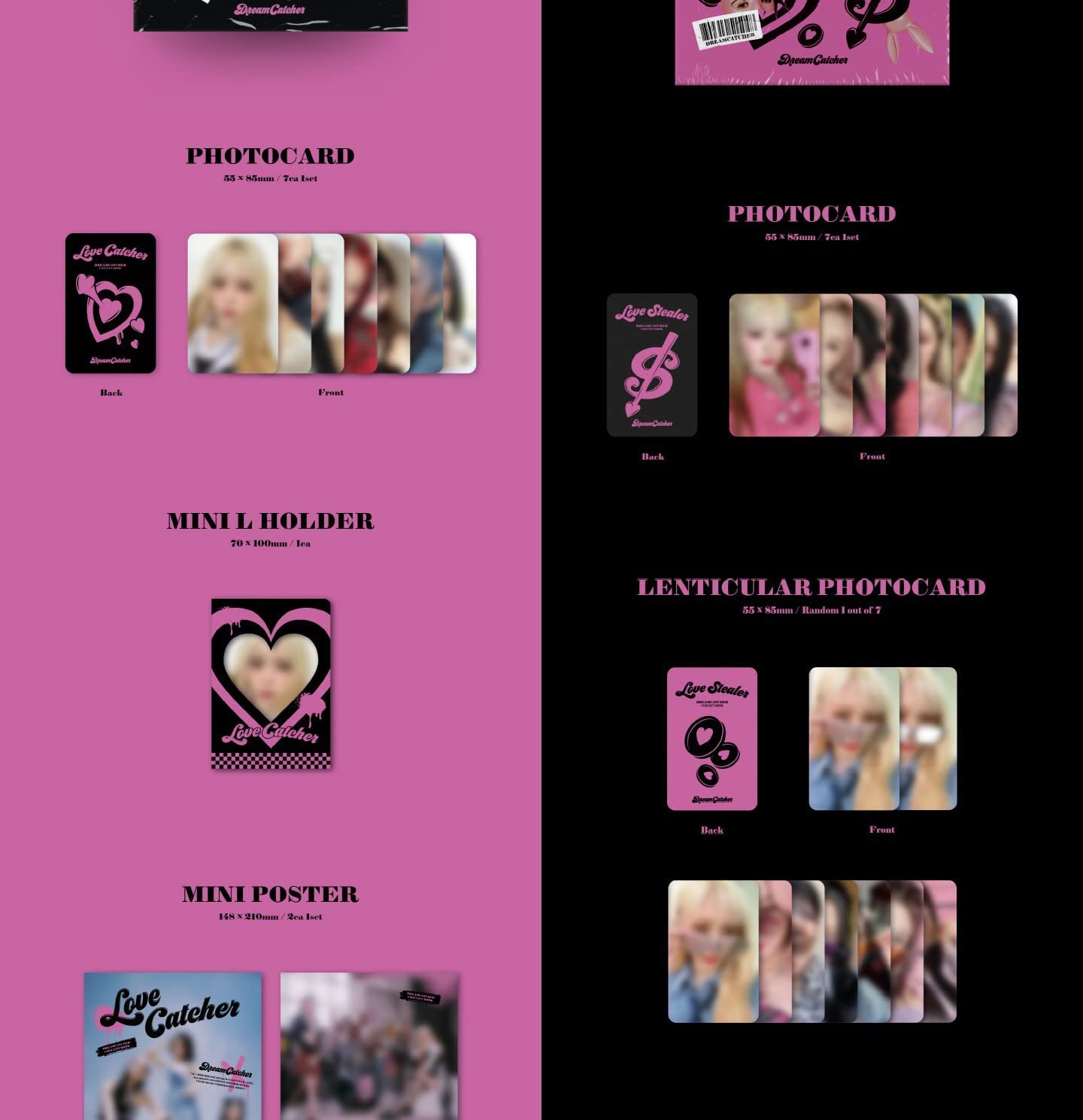 DREAM CATCHER サイン入りフォトブック 韓国スター写真集 DREAMCATCHER (ドリームキャッチャー) CONCEPT BOOK